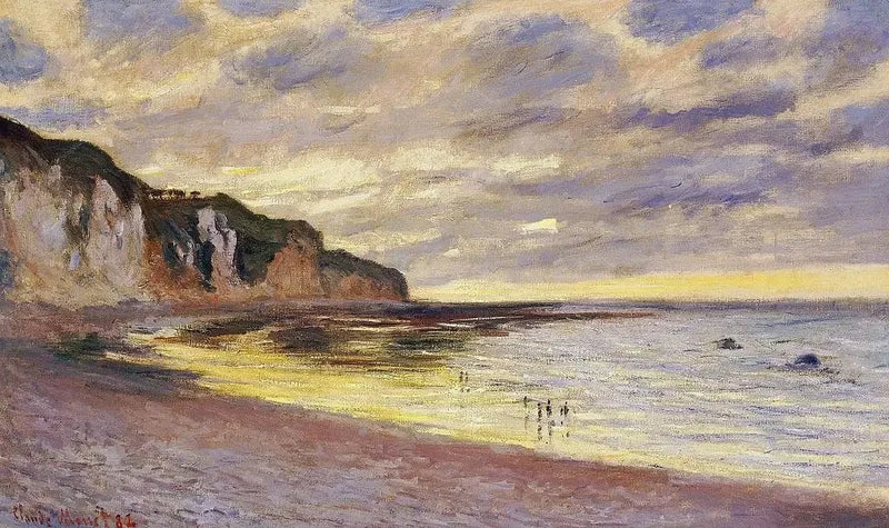 Pointe de l'Ailly, marea baja W778 - Claude Monet
