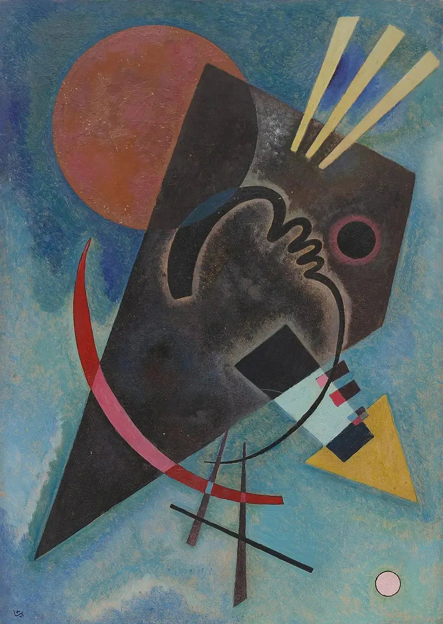 Agudo y redondo - Vassily Kandinsky
