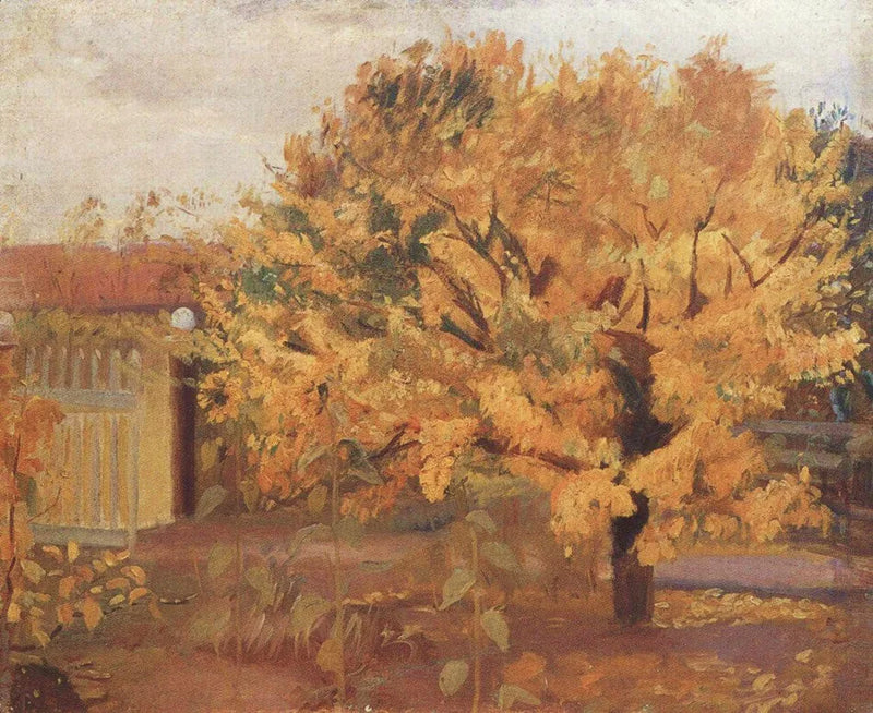 Peral en el jardín delantero - Anna Ancher