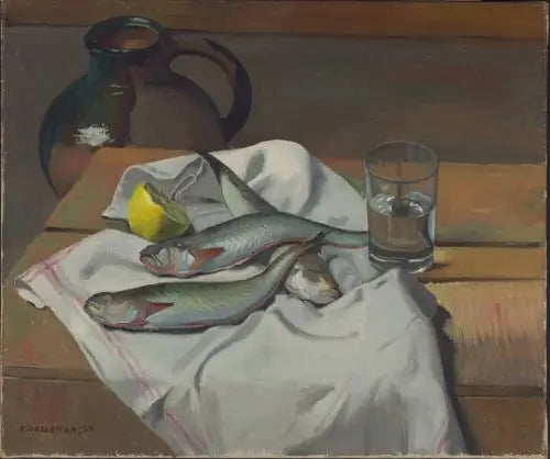 Peces y limón - Félix Vallotton