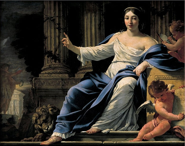 Polimnia, musa de la elocuencia - Simon Vouet