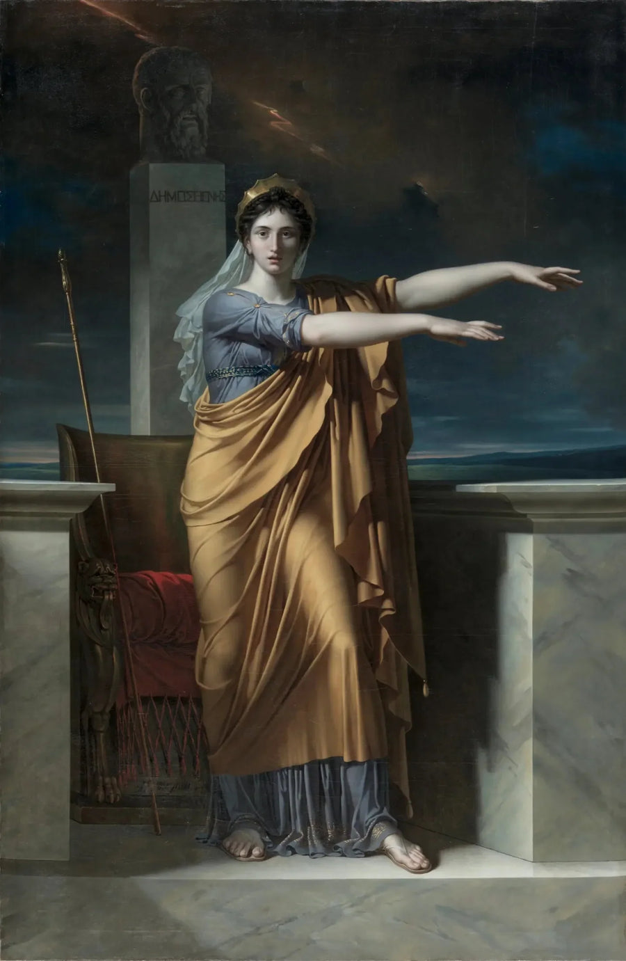 Polimnia, musa que preside a la elocuencia - Charles Meynier