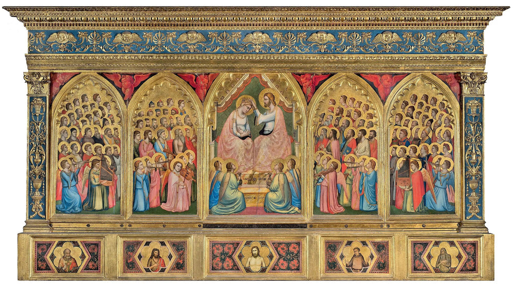 Polyptyque Baroncelli - Giotto image 1 reproduction d’œuvre d’art à l’huile
