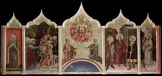 Políptico de la Intercesión - Gentile da Fabriano