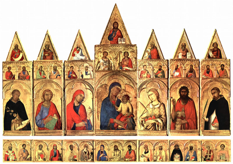 Políptico de Santa Catalina de Alejandría - Simone Martini