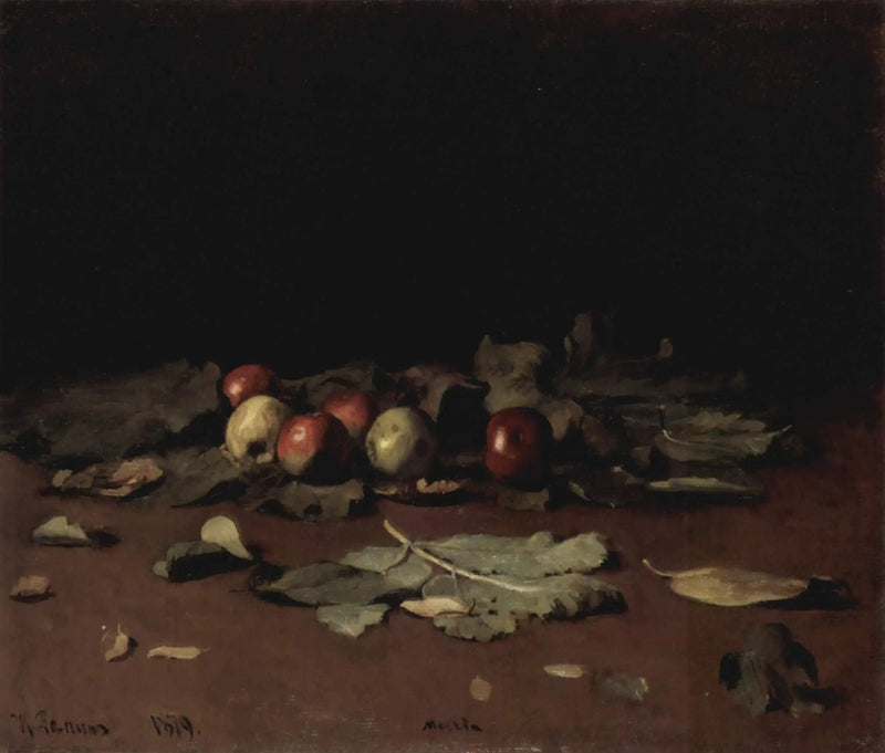 Manzanas y hojas - Ilya Repin