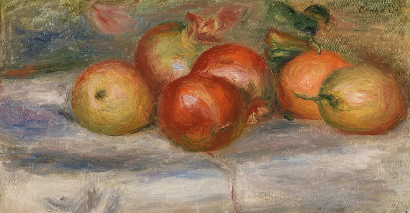 Manzanas, Naranja y Limón (Manzanas, naranjas y limones) - Pierre-Auguste Renoir