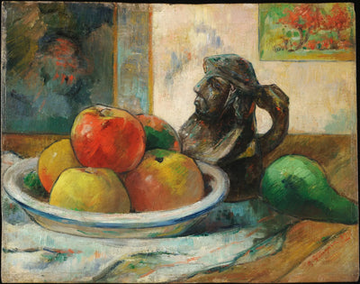 Pommes poire et céramique - Paul Gauguin - Alpha Reproduction