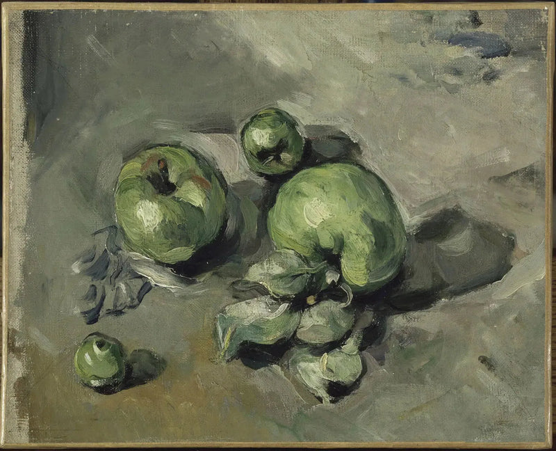 Manzanas verdes - Paul Cézanne