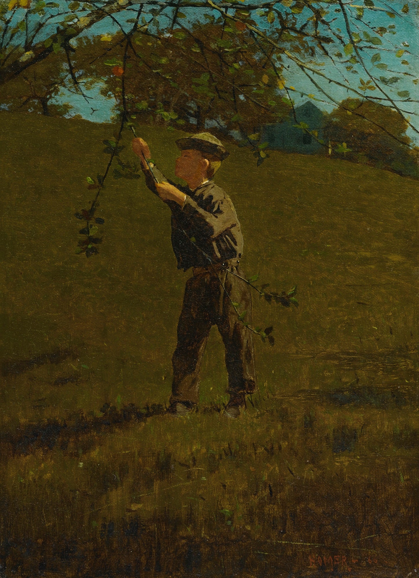 pommes vertes - Winslow Homer image 1 reproduction de peinture à l’huile