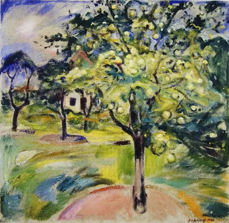 Manzano en el jardín de Ekely - Edvard Munch