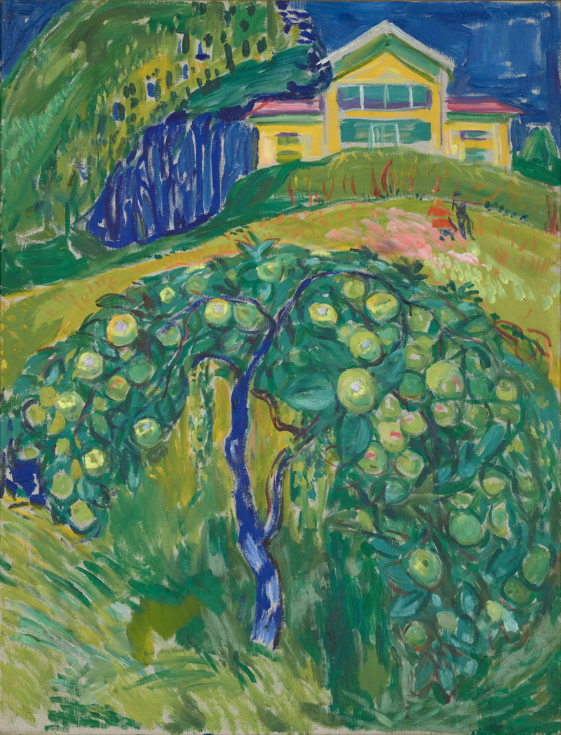 Manzano en el jardín - Edvard Munch