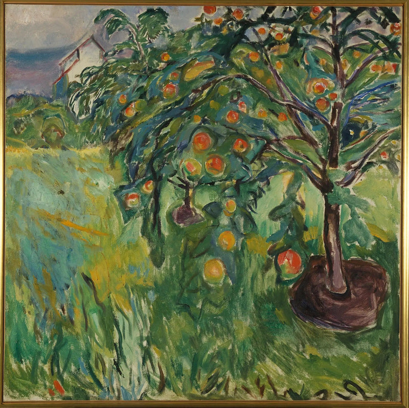 Manzano cerca del estudio - Edvard Munch