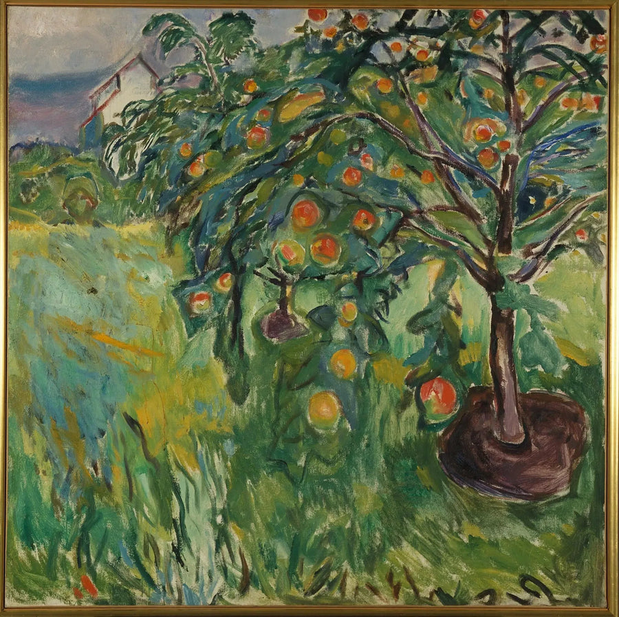 Manzano cerca del estudio - Edvard Munch