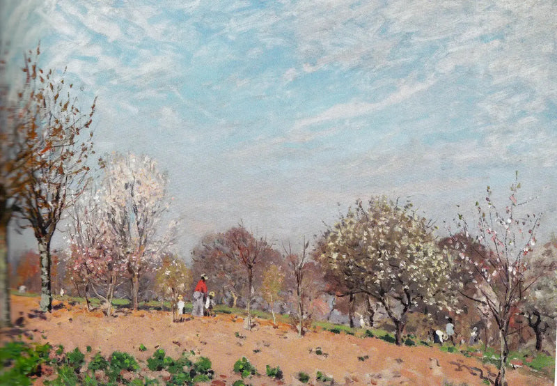 Manzanos en flor en Louveciennes - Alfred Sisley