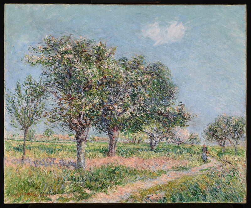 Pommiers en fleurs en Normandía - Gustave Loiseau
