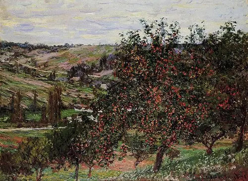 Manzanos cerca de Vétheuil - Claude Monet