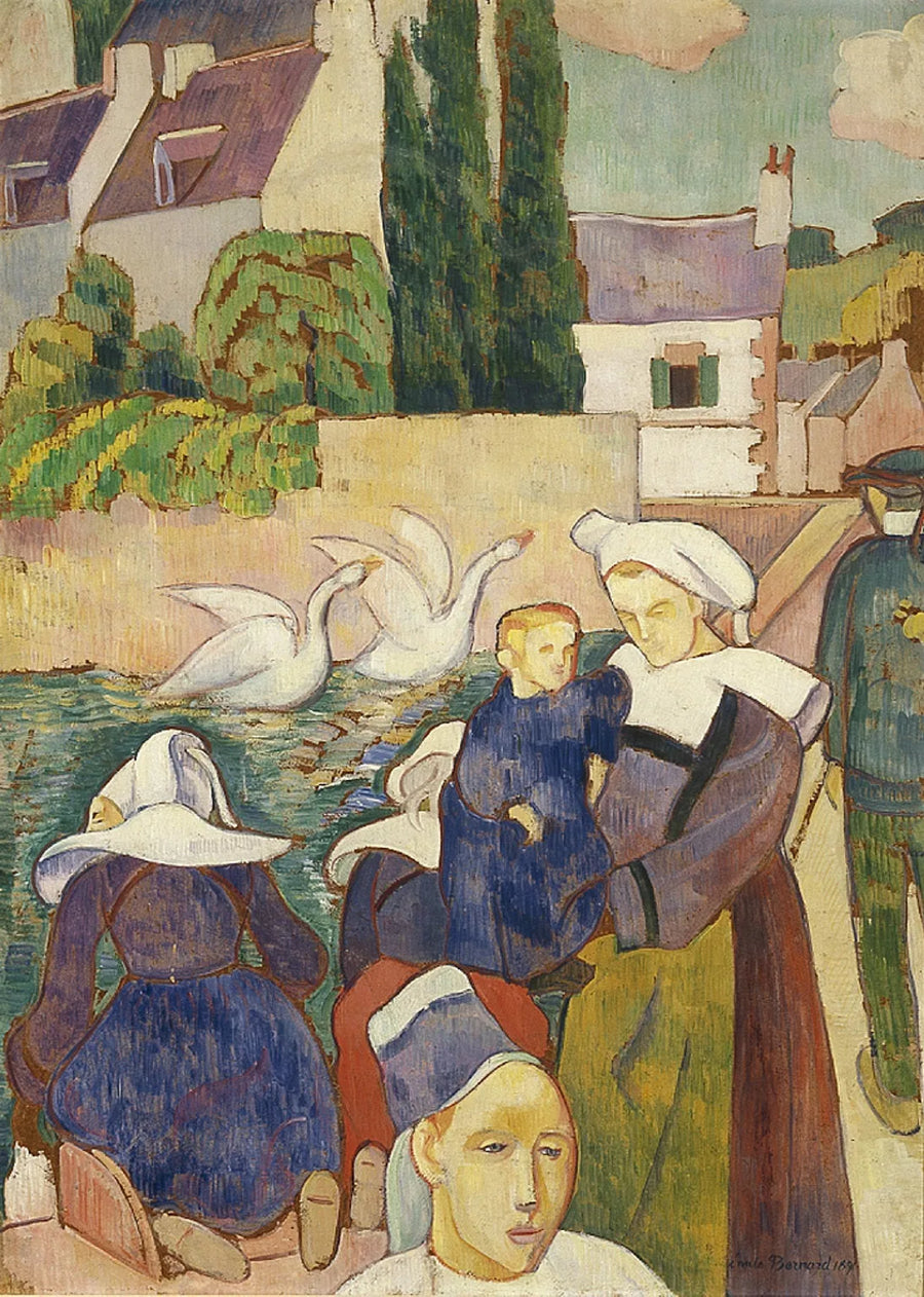 Puente en Pont-Aven - Émile Bernard