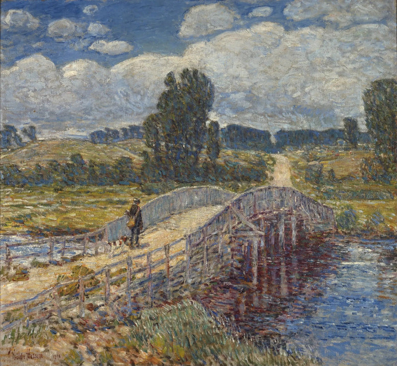 Puente en Old Lyme - Childe Hassam