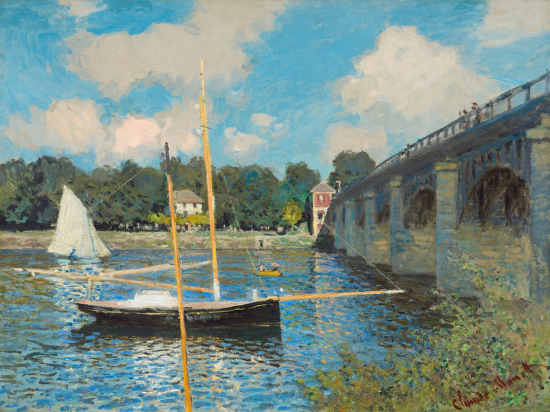 El puente Argenteuil W312 - Claude Monet