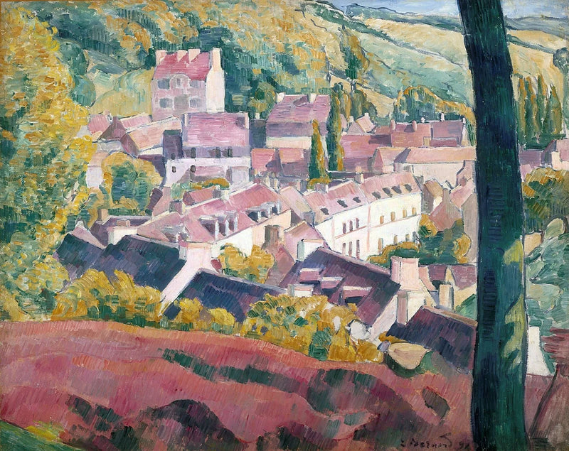 Pont-Aven visto desde el Bosque del Amor - Émile Bernard