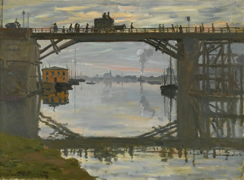 El puente de madera W195 - Claude Monet