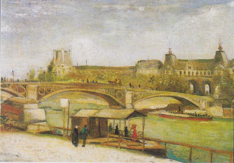 Puente del Carrousel y Louvre - Vincent van Gogh