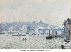Puente de Charing Cross - Alfred Sisley