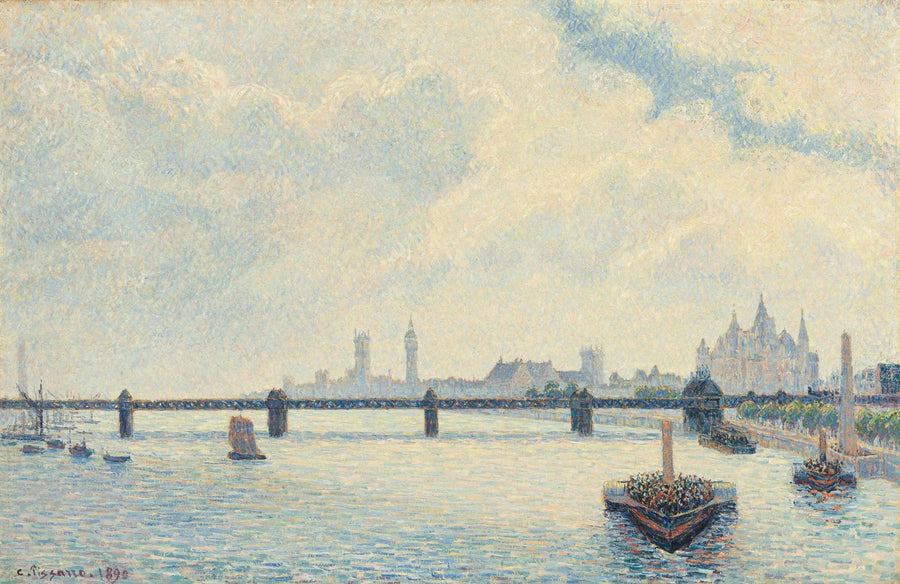Puente de Charing Cross, Londres - Camille Pissarro