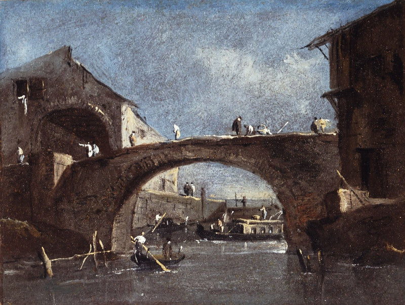Puente de Dolo - Francesco Guardi