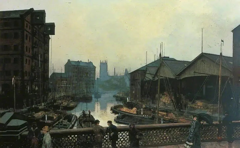 Puente de Leeds - John Atkinson Grimshaw