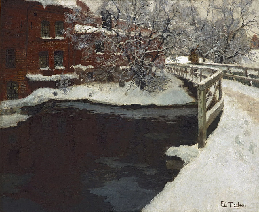 Puente de Treschow - Frits Thaulow