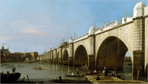 Puente de Westminster en construcción desde la pila sudeste - Canaletto