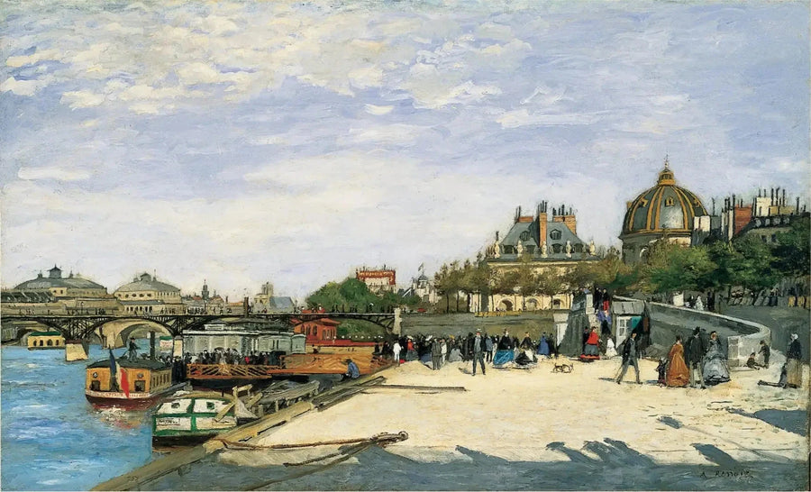El puente de las Artes y del Instituto - Pierre-Auguste Renoir