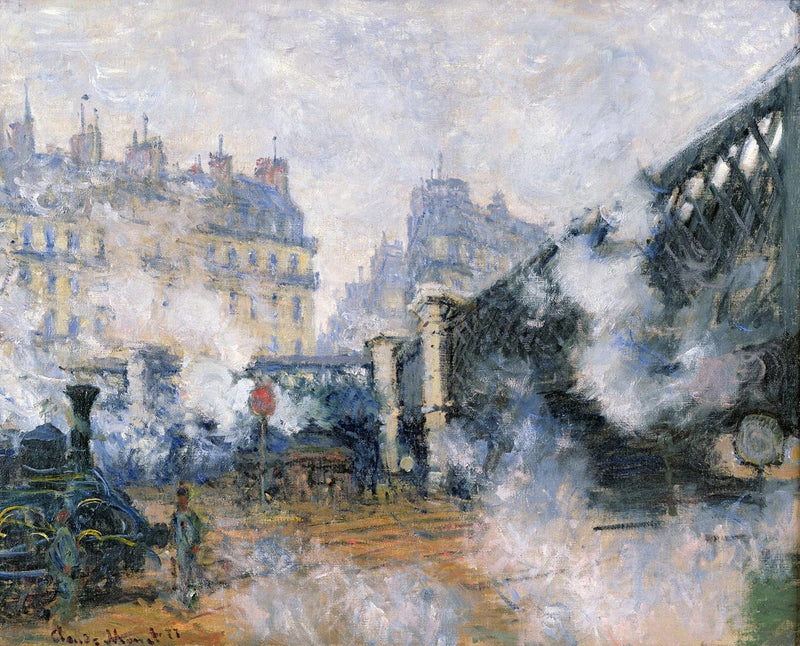 El Pont de l'Europe, estación Saint-Lazare W442 - Claude Monet