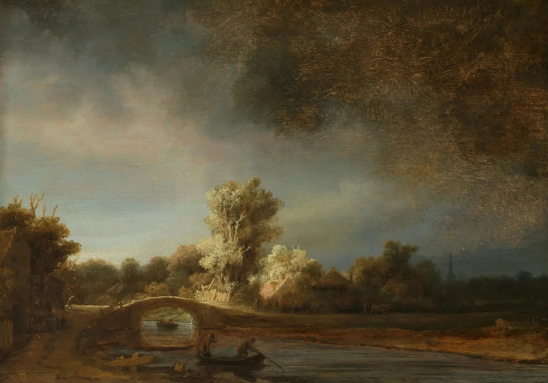 El Puente de Piedra - Rembrandt