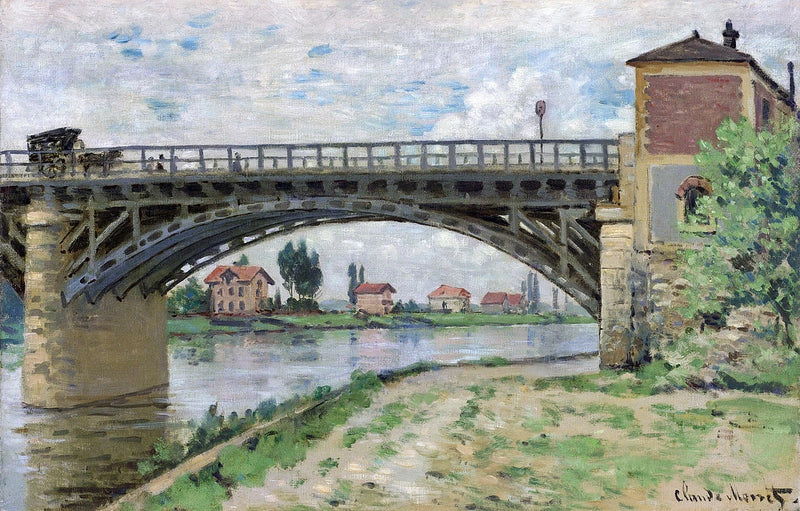 El puente Argenteuil Road W278 - Claude Monet