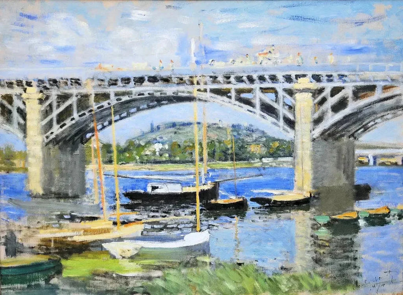 El puente sobre el Sena en Argenteuil W313 - Claude Monet