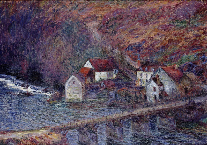 El puente Vervy W1234 - Claude Monet