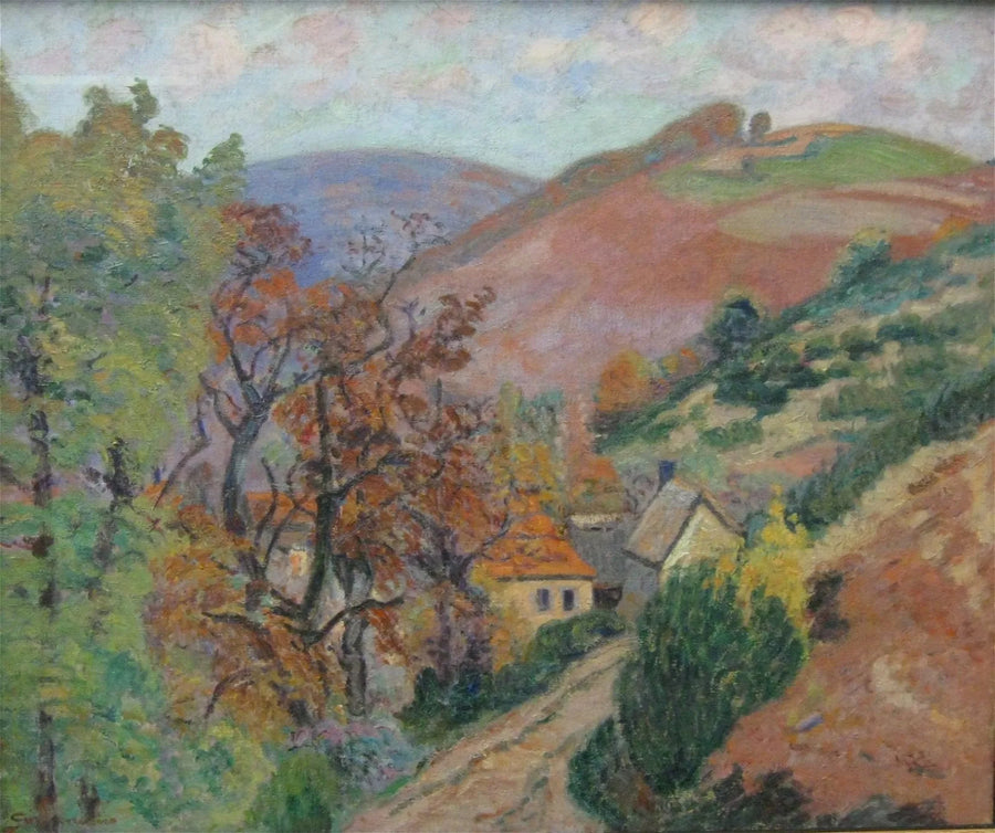 Pontgibaud, el Hameau de Peschadoire" - Armand Guillaumin