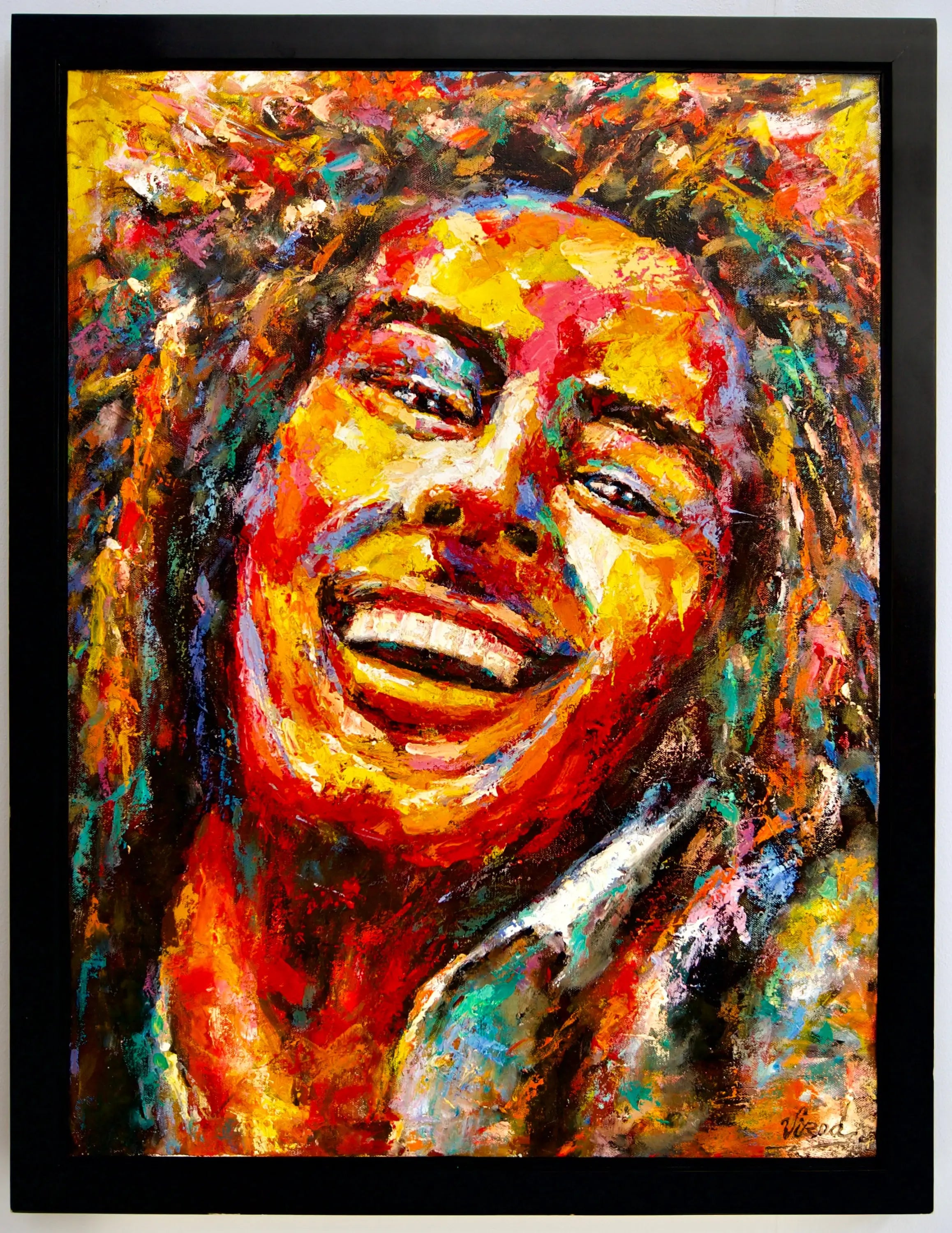 Pop Art Bob Marley - Virod | 60 x 80 cm Reproductions de tableaux à la peinture à l’huile