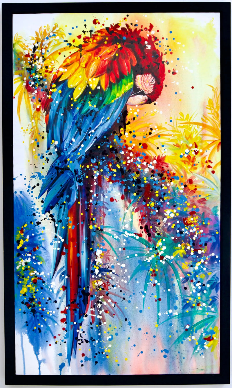 Loro del arte pop  | 80 X 140 cm
