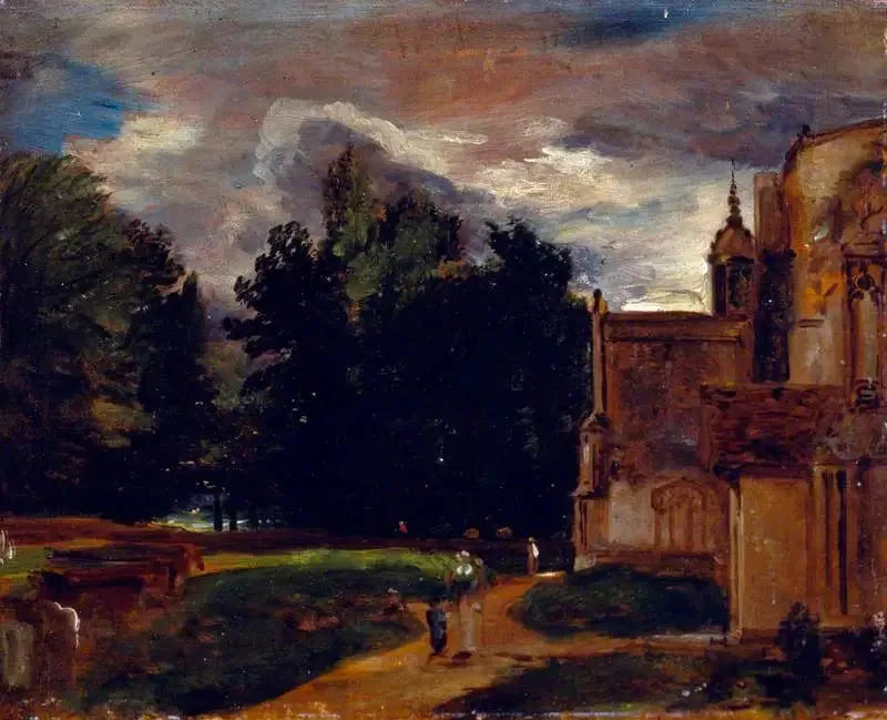 Porche de la iglesia de East Bergholt - John Constable