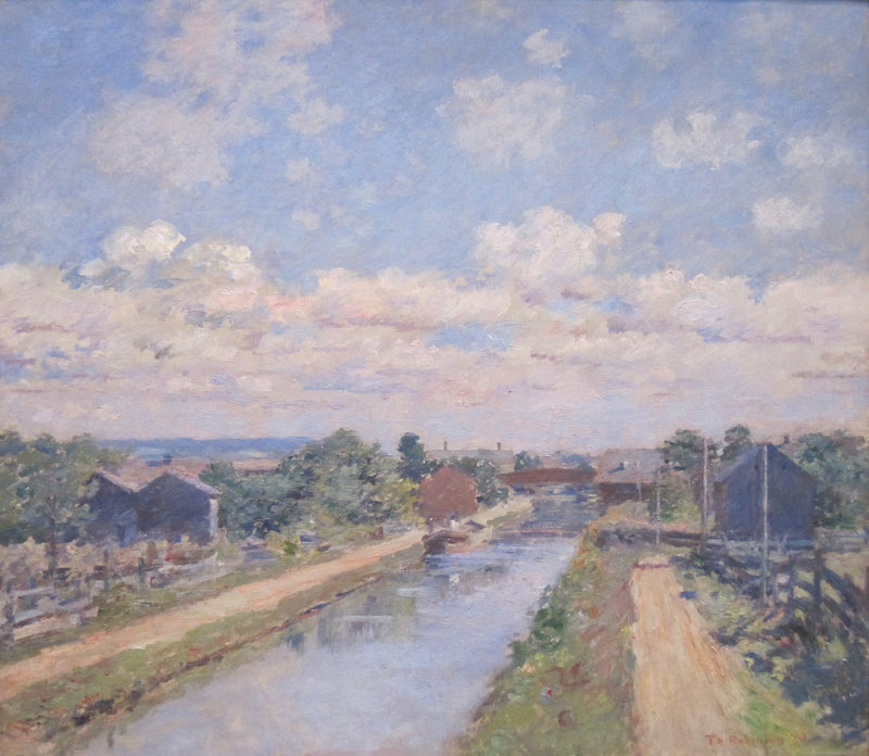 Puerto Ben, canal del Delaware y del Hudson - Theodore Robinson