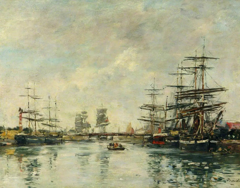 Puerto de Honfleur - Eugène Boudin