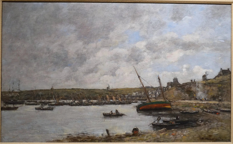Puerto de Camaret - Eugène Boudin