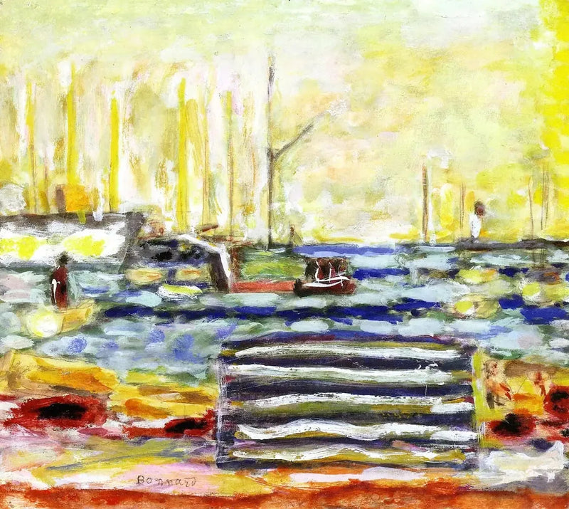 Puerto de Cannes - Pierre Bonnard
