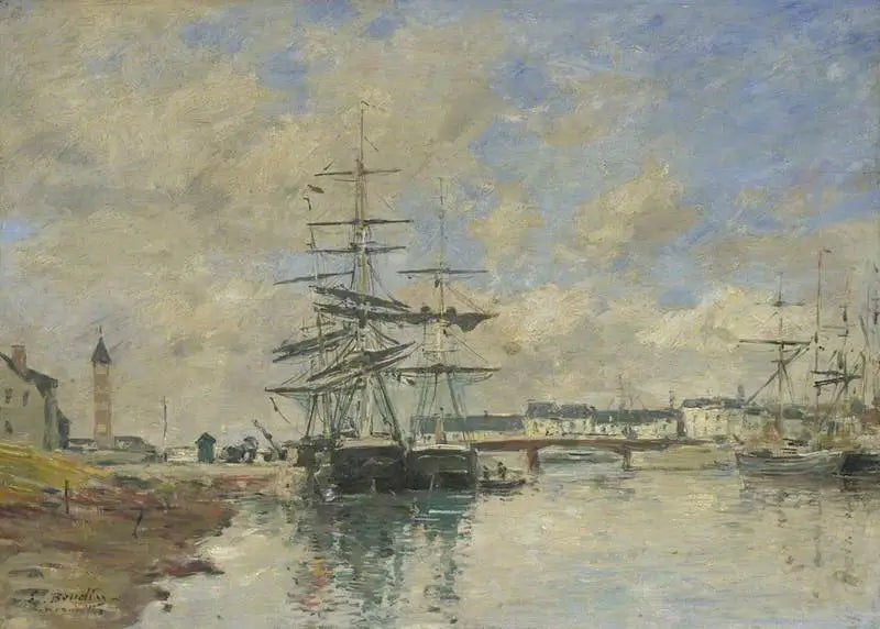 Puerto de Deauville - Eugène Boudin