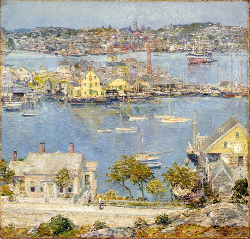 Puerto de Gloucester - Childe Hassam