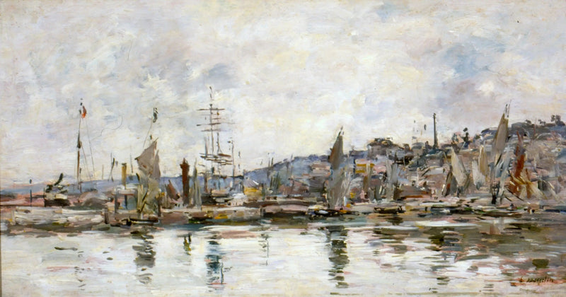 Puerto de Honfleur - Eugène Boudin